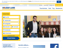 Tablet Screenshot of holidayland-bandura.de